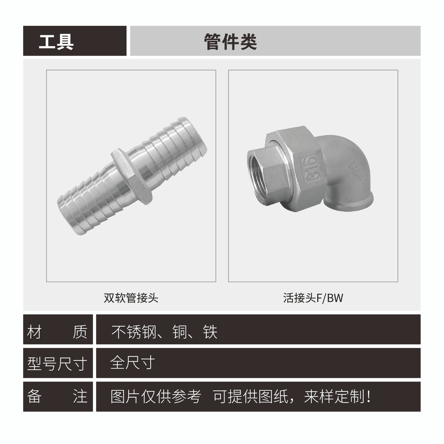 Pipe fitting connector series - Image 11